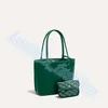 Designer fashion Borsa a tracolla piccola borsa per il fine settimana Pochette a tracolla Luxurys shopping a doppia faccia Mini borse per il fine settimana in pelle borsa a tracolla verde