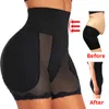 Kadın Şekillendirme CXZD Kadınlar Popo Kaldırıcı Shapewear Bel Karın Kontrol Vücut İç Giyim Shaper Pad Külot Sahte Kalça Seksi Dantel İç 220.919