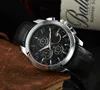 2024 Mode Herren Sport Chronograph Uhr Drei-Pin-Anzeige Kalender Top-Markendesigner Pearl Uhrwerk Uhr 1853 Gürtel automatische Maschinen