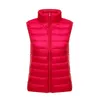 Winter Ultra-Light Sports Down Jacket Vest Dames groot formaat slanke korte dames vest gilet