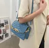 HBP Bolso para mujer Minimalista Sensor Shell Pequeño Cuadrado Caqui Blanco Azul Bolsas Acrílico Crossbody Hombro Bolsos