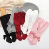 Socks Girls Stocking Spring Tight For Toddler Baby Hollow Infant Ribbed Tights Babies Pantyhose bows for baby girl legging tights 220919