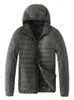 Men039s Down Parkas Winter Fashion Brand Ultra Light Duck Down Jacket Męs