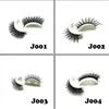 Falska ögonfransar Dropship 1Pair Återanvändbart Selfadhesive Inget lim behövs Faux Mink Lashes Förlängning Curly Tjock Wispy Eyelash Box255A2682355