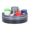 Watch Repair Kits Aluminum Alloy 4 Holes Oil Cup Holder Turntable 5 Dishes Dip Tool For Watchmakers
