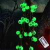 Strings cadılar bayramı sevimli göz küresi ip ışıkları 8 mod 30leds pille çalışan tatil dekoratif parti avlu dekor