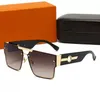 2022 디자이너 선글라스 Luxury Sun glasses 세련된 패션 고품질 남성용 여성용 유리 UV400 여름용 편광