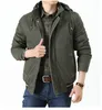 Giubbotti da uomo Giacca invernale da uomo Cappotto Plus Size Militare imbottito in cotone caldo Parka Casual con cappuccio in pile Giacca a vento Hombre Invierno