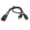 Cavi per computer Micro USB femmina a 3.1 USB-C Tipo C Cavo di prolunga per carica splitter maschio