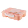 Draagbare magnetron lunchboxen fruitvoedselcontainer opbergdoos buiten picknick lunchbox bento box