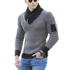 Men's Sweaters Turtleneck Winter Fashion Vintage Style Male Slim Fit Warm Pullovers Knitted Wool Thick Top 220921