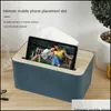 Tissue-Boxen Servietten Einfache stilvolle Box Holz Er Toilettenpapier Holz Serviettenhalter Fall Zuhause Auto Wohnzimmer Roomtissue Dispenser Bdebag Dhfez