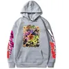 Bluzy męskie 2022 HARAJUKU JOJO's Bizarre Adventure Unisex Hoodie