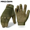 Five Fingers Gloves Outdoor Sports Tactical Gloves Training Army Climbing Shooting Cycling Ski Bicycle Wearproof Riding Mtb Road Bike Mittens Men 220921