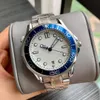Top Men's Limited Watch Watch Watch Automatic Movement Mechanic Master 007 300m ساعات الفولاذ المقاوم للصدأ