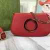 Tasarımcı Crossbody Çantalar Flep Omuz Çantası Çanta Çanta Orijinal Deri Moda Çıkarılabilir Kayış Leydi Zinciri Eşekçi Pochette Green Beyaz Kırmızı