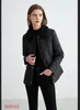 새로운 디자인 여성 패션 면화 패딩 재킷 모피 칼라 코트 포켓 B9368F300 크기 S-XXL