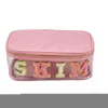Sacs à cosmétiques Étuis imperméables en nylon durables de toilette de couleur unie maquillage féminin organisateur de beauté de voyage 220921