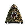 Men's Hoodies Sweatshirts Trendy Winter Fashion Camouflage Couple Wear Casual Cardigan Hooded Bapes Shark Jacket Street Style 220920