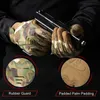 Five Fingers Gloves Tactical Full Finger Gloves Military Army Cycling Airsoft Paintball Shooting Hunting Hiking Driving Bike Mittens Shockproof Men 220921