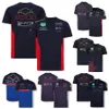 F1 Yarış Takım Tişört Formül 1 Takım T-Shirts hızlı kuru kısa kollu yaz erkekleri kadınlar yuvarlak boyun tee araba hayranları forması özel