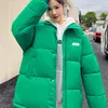 Womens Down Parkas Winter Women Jacket Parkas Coat Sports Style Thick Warm padded Coat Female Winter Outwear loose Jacket parkas 220921