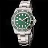 Ny 2022 Top Ceramic Bezel Mens Watches Automatisk mekanisk r￶relse Green Watch rostfritt st￥l Original Glidarmband 5atm Swim Wrist