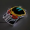 Party Masks Halloween Skull Predator Luminous Dress Up Cosplay Masquerades Flashing LED Neon Light Supplies 220920