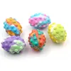 Decompression Toy Rugby 3D Pinch Ball Simple Dimple Push Bubble Fidget Toys Football Adult Stress Relief Squeeze Balls Toy Antistress Soft Squishy Gifts ZM921