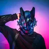 Maschere per feste Maschera Cyberpunk Personalizzata Cosplay Meccanica Sci fi Gear per accessori per Halloween Music Festival 220920