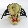 Masques de fête vs Predator Latex Headgear Halloween Horror Mask Dress Up Ball Performance Props 220920