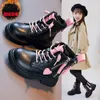 Boots Girls Ankle Autumn and Winter Fashion Double Zip Beautiful Princess Non slip Performance for Catwalk Casual 220921