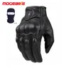 Five Fingers Gloves Motorcycle Gloves men women moto leather Carbon cycling winter gloves motorbike motorcross ATV motor 220921