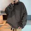 Mens Hoodies Sweatshirts Privathinke 남자 단색 스웨트 셔츠 남성 오버 사이즈 후드 스트리트웨어 두꺼운 후드 땀 셔츠 캐주얼 한 후드 220921