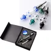 Nector Collectors Kit Glass Hookah NC Kits Kleuren willekeurig kleuren Ceamic Quartz Nail Titanium nagels waterpijpen Waxcontainers met retailbox -pack Collector Hookahs