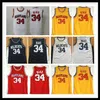 Wskt trägt Herren-Maryland-College-34-Basketballtrikot mit genähten roten, gelben und schwarzen Northwestern Wildcats Len Bias High School Vintage-Shirts