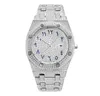 Audemap Diamond Clean-Factory Befly Full Fashion Luxury Bust Down 시계 최고 복제 운동 자동 블링 시계 reelogio feminino