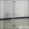 Party Decoration Wedding Metal Candlestick Flower Vase Table Centerpiece Event Rack Road Lead Decoration Party Partyparty Drop Deliver DHGMC