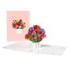 Ramo de tarjetas de felicitación, felicitaciones de cumpleaños, favores de fiesta de bodas, decoraciones para el día de San Valentín, regalo de aniversario para los amantes 2171113