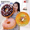 Kussen Creative Super Soft Simulation Chocolate Donut Real Life Groot kantoor Nap Tool voor meisjes 1 pc's/lot