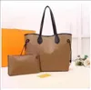 Сумочка Женская Кожа Neverfull Сумка дизайнерская Наплечная сумка Lady Tote MM GM