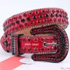 Lyxmodebälten för kvinnor Designer Mens BB Simon Rhinestone Belt med bling strass som gåva Baiying 01