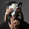 Party Masken Halloween Cosplay Billy Goat Skull Halbgesicht Maskerade Carnival Requisiten Rave Schafe Knochentier 220920