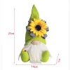 Bee Festival Gezichtsloze Dwarf Leuke zonnebloem Bee Ground Fine Autumn Color Doll Ornamenten 921