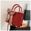 HBP Shoulder Bags Ladies 2022 New Autumn Messenger Handheld Red Knot Totes Shopping Wallet Card Holder