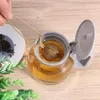 Köksutrustningstillbehör TEAL TEA INFUSER 304 Rostfritt stål Sphere Mesh Sile Coffee Herb Spice Filter Diffuser Handle Ball GG0804