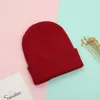 Ball Caps Winter Hats For Unisex Beanies Knitted Solid Cute Hat Lady Autumn Female Beanie Warmer Bonnet Men Casual Cap Wholesale