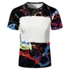 31 Motifs Sublimation Party Blanc Chemises Blanchies Léopard Transfert de Chaleur Imprimé 95% Polyester T-Shirts pour Adultes et Enfants