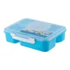 Draagbare magnetron lunchboxen fruitvoedselcontainer opbergdoos buiten picknick lunchbox bento box