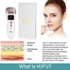 Dispositifs de soins faciaux Mini Hifu 2 Machine Ultrasons RF FadiofreCuencia EMS Microcurrent soulève la peau raffinage serrandant ride Retirer 220921